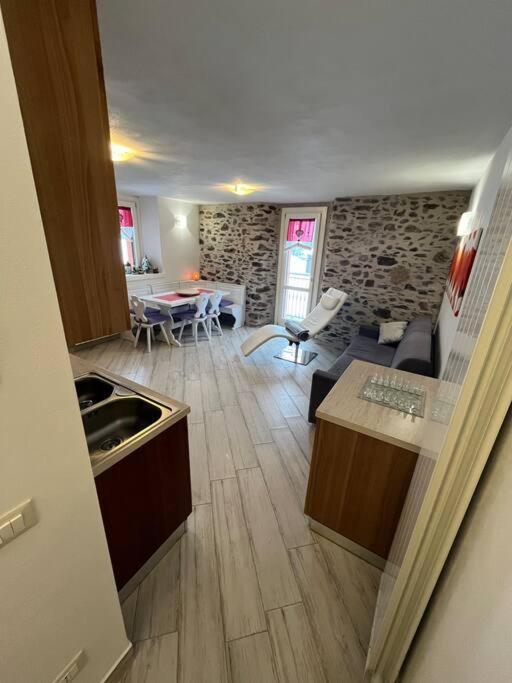 Ferienwohnung Trilocale Con Vista Piste Da Sci Villa d'Allegno Exterior foto